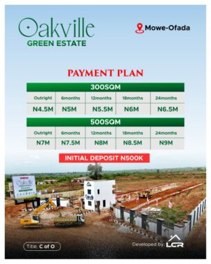 Oakville green estate mowe ofada ogun state 002