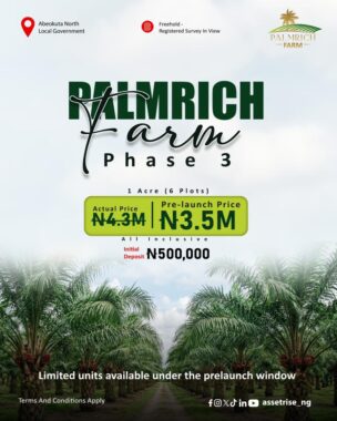 Palmrich Farm Estate Phase 3 Abeokuta