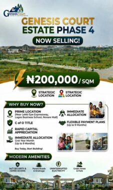 Genesis Court estate Phase 4 Sangotedo 28