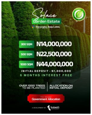 Solace garden elerangbe ibeju-lekki 0054