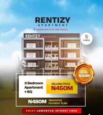 3 bedroom rentizy apartment marwa lekki lagos 116