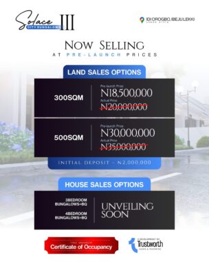 Solace city idi-orogbo Ibeju-Lekki lagos 010