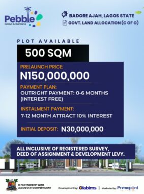 Pebble Island garden Badore ajah lagos 06