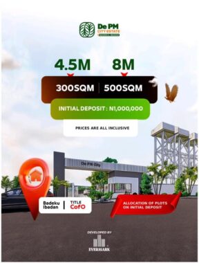 The PM City estate Badeku Ibadan oyo state 40